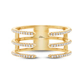 0.22ct 14k Yellow Gold Diamond Lady's Ring